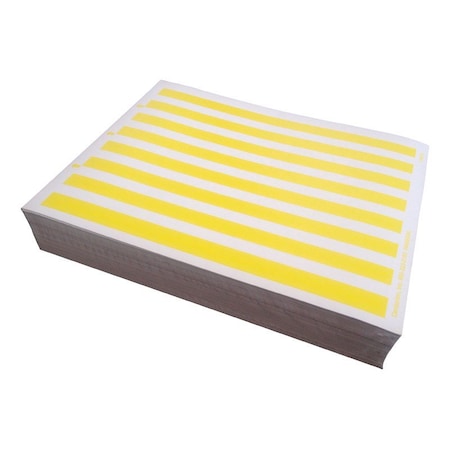 Centurion Laser Printer Adhesive Backed Yellow Bin Tag Labels - Sheet 9006008L